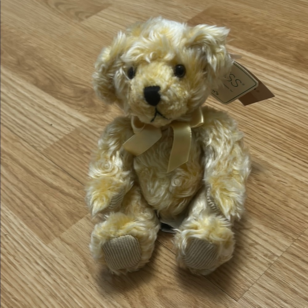 Cosgrove Russ Cream and Yellow Teddy Bear